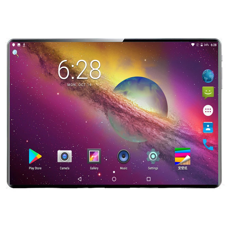 Новая система 10 дюймов планшетный ПК 3G/4G Телефонный звонок Android 9 0 6 Гб/128 ГБ