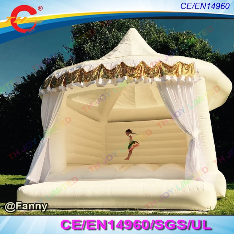 Бесплатная доставка воздуха до двери белый надувной Свадебный джемпер