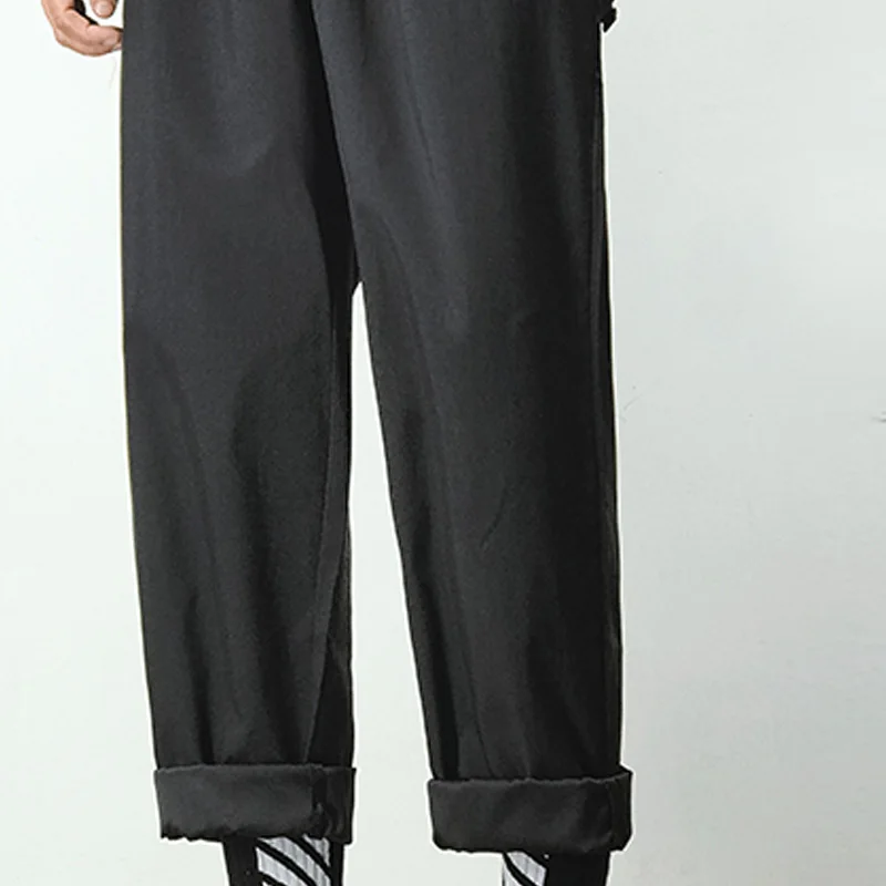 

Men's Joggers Harem Cargo Pants Men Man Black Thin Pant Summer Casual Streetwear Loose Trouser Japanese Sweatpants Hip Hop