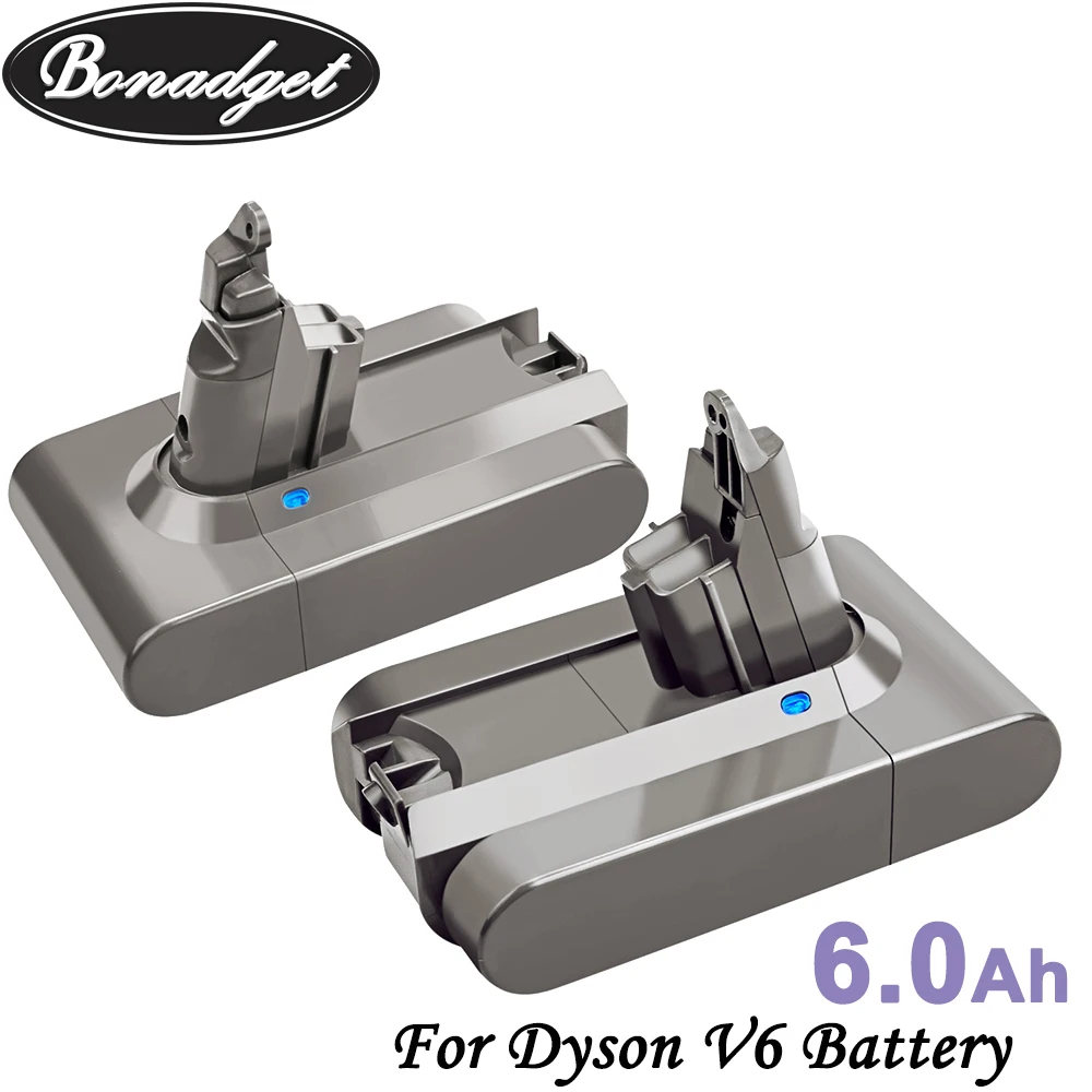 Bonadget 21 6 V 6000 мА/ч литий ионный аккумулятор замена DC58 V6 18650 Батарея для Dyson DC59 DC61 DC62