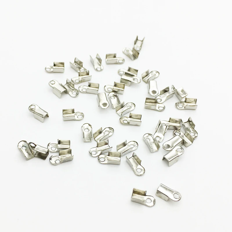200 шт./лот модные ювелирные изделия ожерелье/шнур обжимные наконечники 3*6 мм |