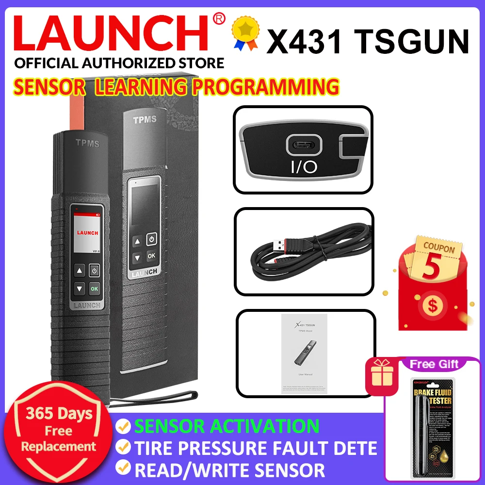 LAUNCH X431 TSGUN TPMS Диагностические инструменты для измерения давления в шинах