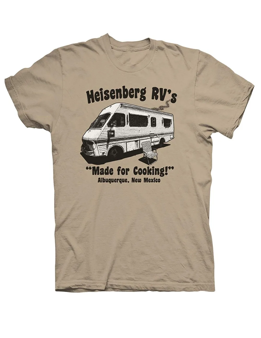 

Heisenberg Rv'S "Made for Cooking!" 2018 Summer Style Free Shipping Creative Design Printing Cotton Rock T Shirts