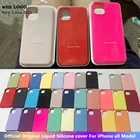 Оригинальный силиконовый чехол с логотипом для Apple iPhone 13 12 Pro MAX XS XR 7 8 6S Plus Mini 11 iPhone13, Официальный роскошный чехол