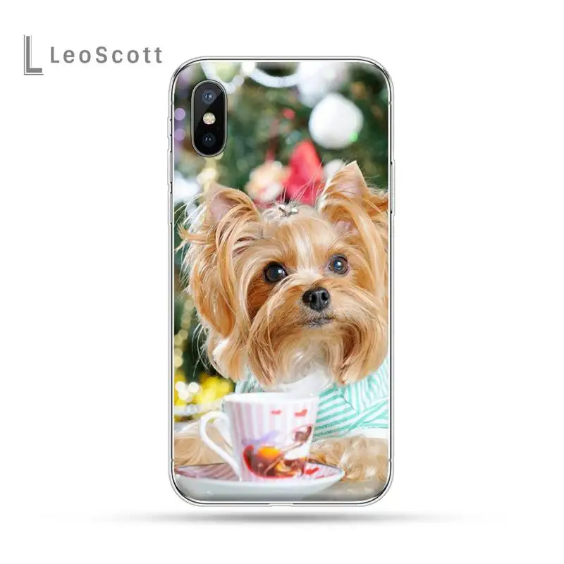 

yorkshire terrier dog cute cartoon animal Phone Case For iphone 12 5 5s 5c se 6 6s 7 8 plus x xs xr 11 pro max mini