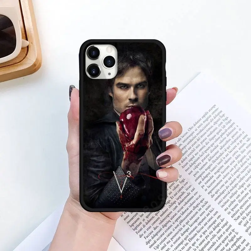 

The Vampire Diaries tv show Phone Cases for iPhone 11 12 pro XS MAX 8 7 6 6S Plus X 5S SE 2020 XR Luxury brand shell funda coque