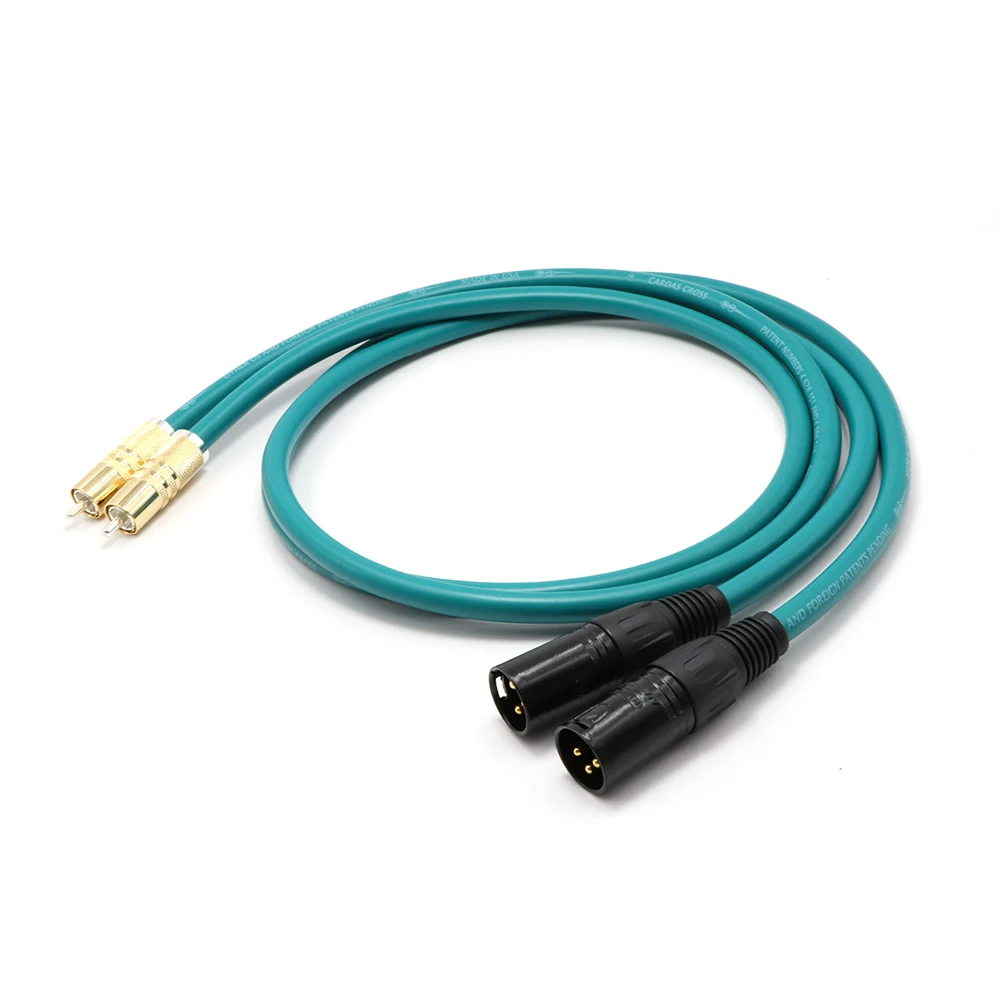 Пара hi fi Yter RCA на XLR сбалансированный штекер аудиокабель перекрестный аудио