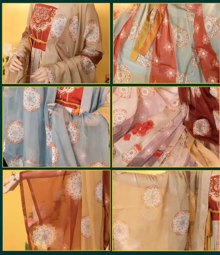 

Ancient Costume Women Large Sleeve Coat Spring Summer Embroidery Suit Performance Clothing Novelty Casual Hanfu