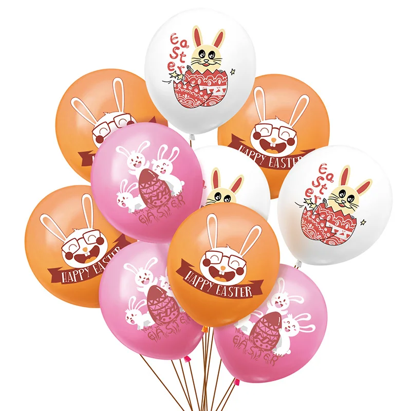 

Милые латексные воздушные шары, 12 дюймов, с мультяшными животными, кроликами, праздничные украшения для будущей матери, дня рождения, детски...