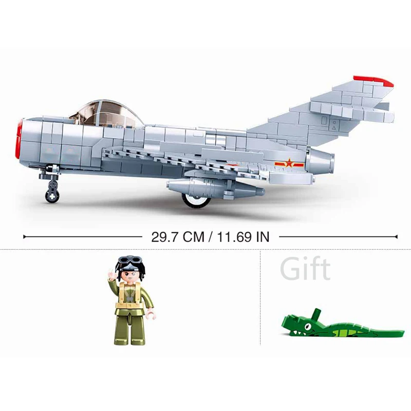 

Mailackers military Creator Transport Aircraft Building Blocks military Bombers Airplane Model Bricks Toys For Children 583PCS