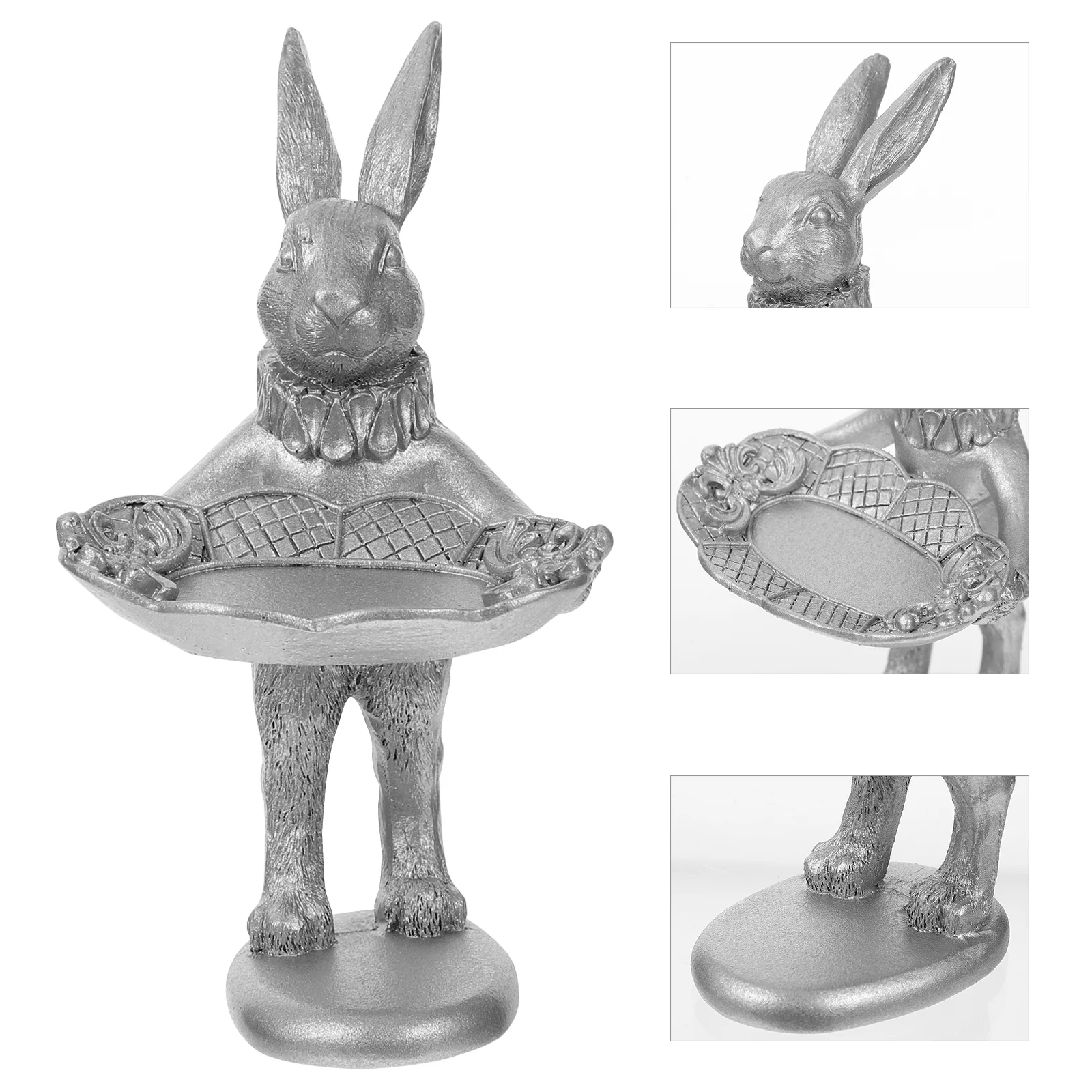 

Подставка для ювелирных изделий в форме кролика, подставка для ювелирных изделий из смолы