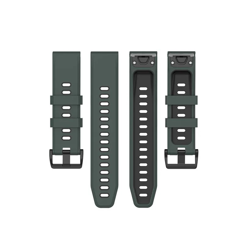26/22/20mm Silicone Band For Garmin Fenix 7 7S 7X 6 6S 6X Pro 5 5X 5S Plus 3HR 935 Watch Strap Fenix6 Fenix5 Watch Easyfit Wrist