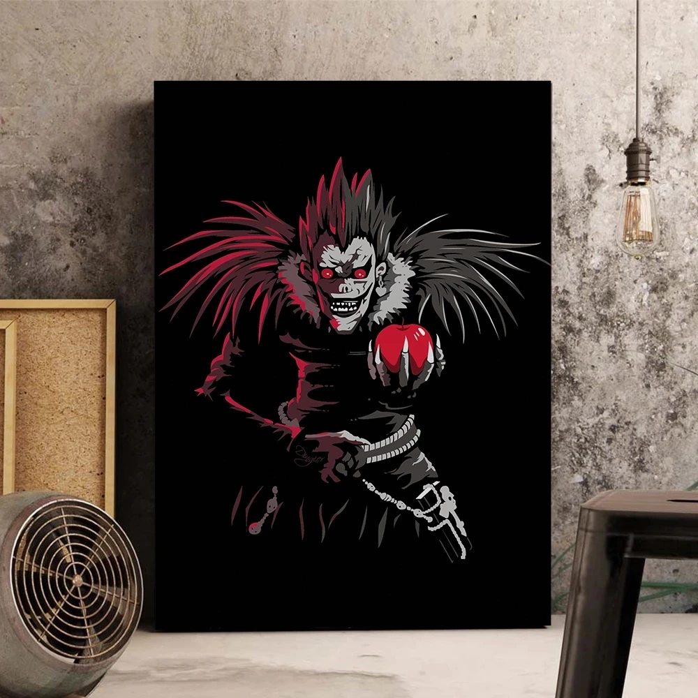

Death Note Hd Canvas Painting Wall Art Picture Printed Animation Role Poster Modern Home Decor Teen Bedroom Modular Framework