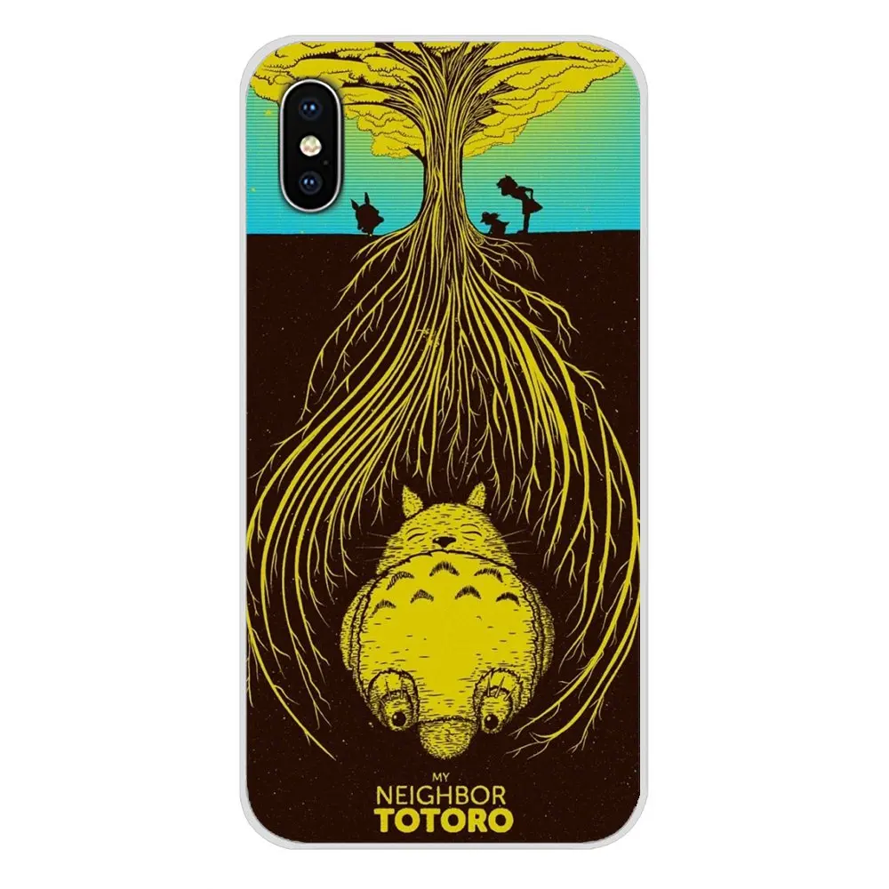 Cute Totoro Spirited Away Ghibli Miyazaki For Samsung Galaxy S2 S3 S4 S5 Mini S6 S7 Edge S8 S9 S10E Lite Plus Phone Cases Covers | Мобильные