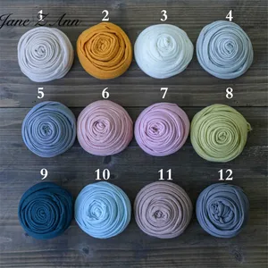 Одеяло эластичное тонкое для фотосъемки новорожденных, 30x150 см, 12 цветов