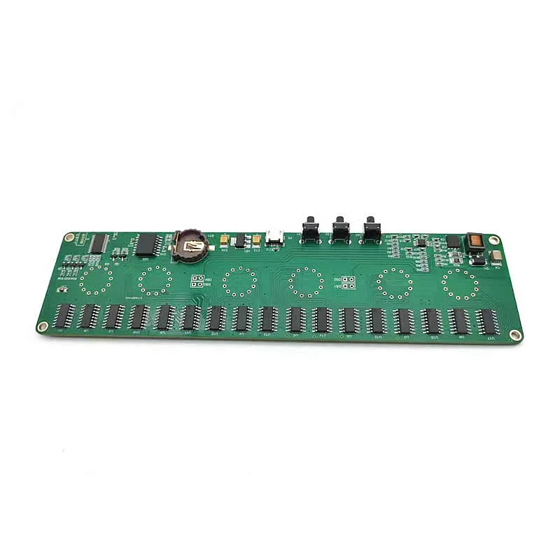 Цифровые настольные часы в форме трубки креативные ретро-часы сделай сам из