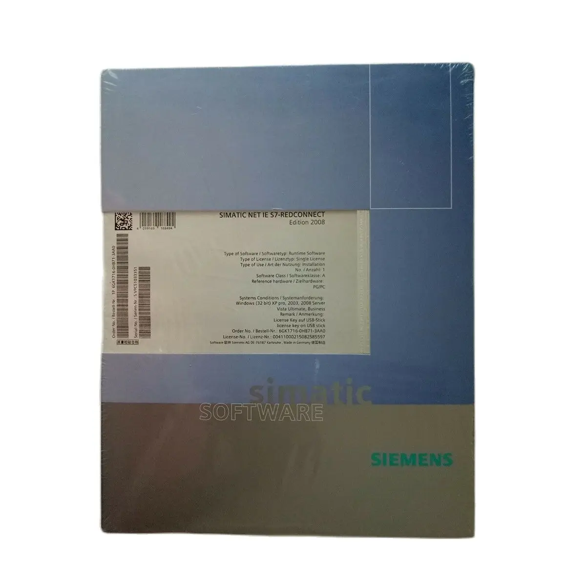 

6GK1716-0HB71-3AA0 Siemens SIMATIC NET IE S7 REDCONNECT Edition б/у