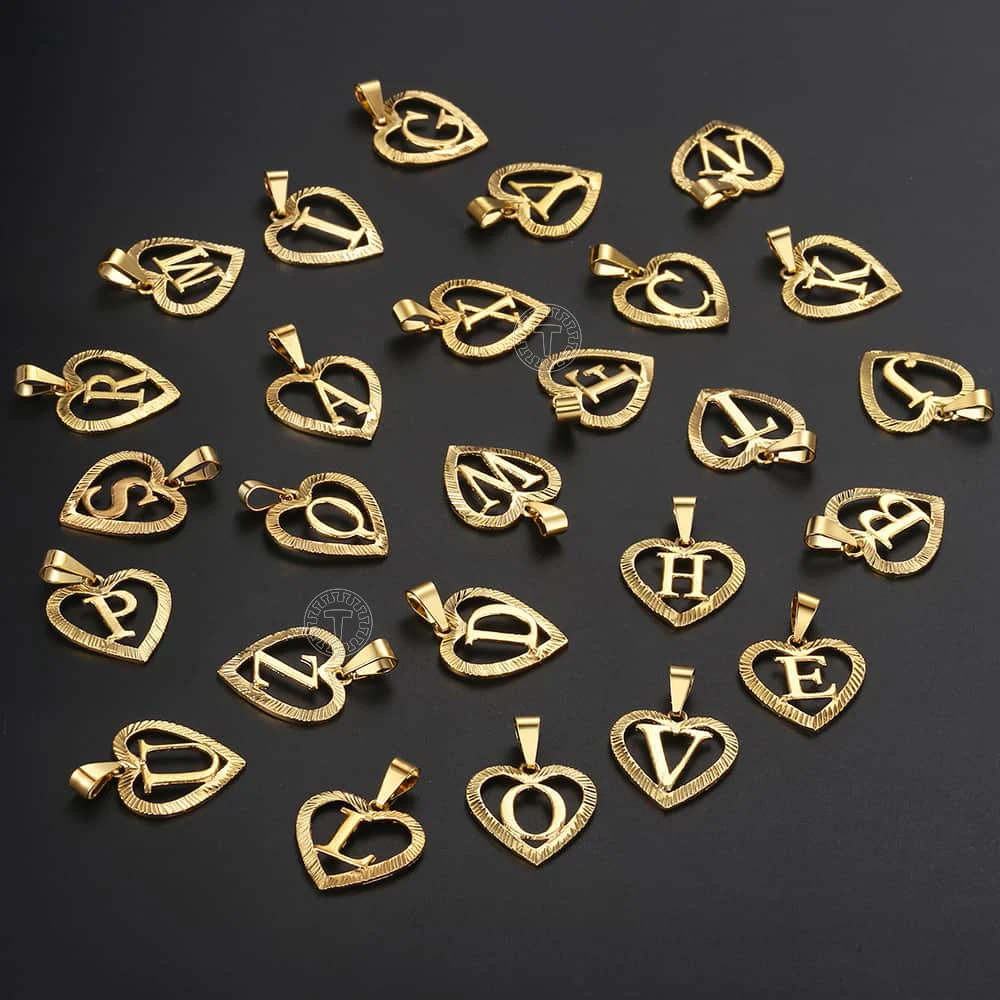 Женское ожерелье с подвеской подвеска буквами оригинала золотой алфавит