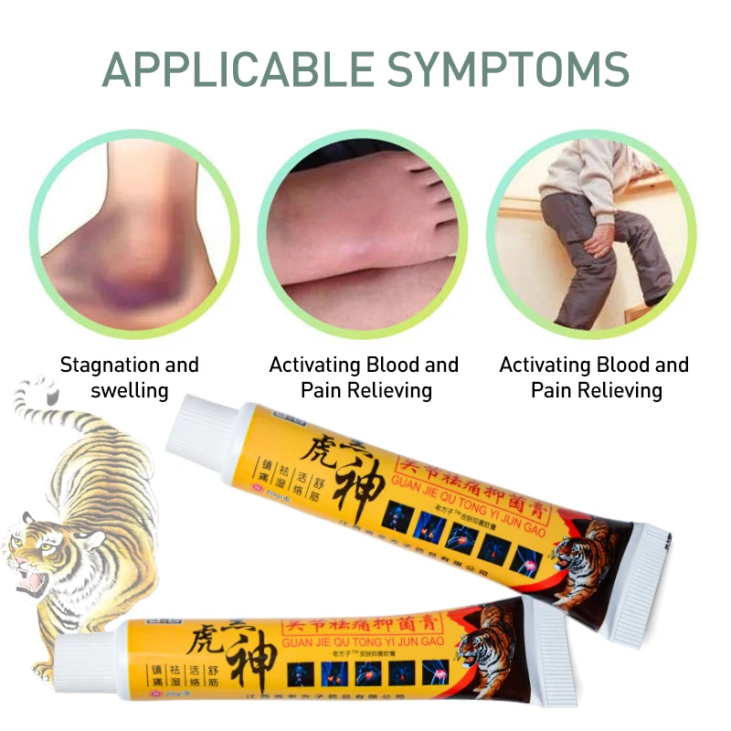 20g Tiger Balm Analgesic Cream Rheumatoid Arthritis Joint Back Pain Relief Medical Plaster Knee Muscle Sprain Herbal Ointment | Красота и