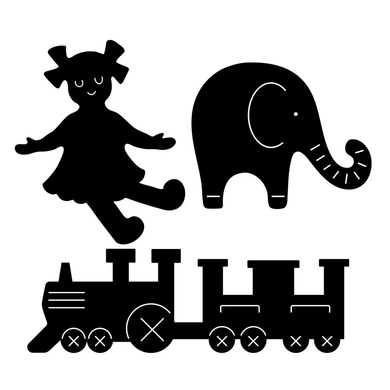 Naifumodo Baby Born металлические режущие штампы девушка слон для ремесла Скрапбукинг