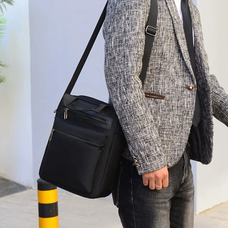 

Men's Messenger Bag Men's Waterproof Nylon Briefcase Business Handbag Shoulder Bag Men's Bag