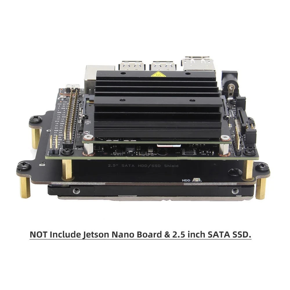 

2.5 inch SATA SSD/HDD Shield / Storage Expansion Board T300 V1.1 for NVIDIA Jetson Nano