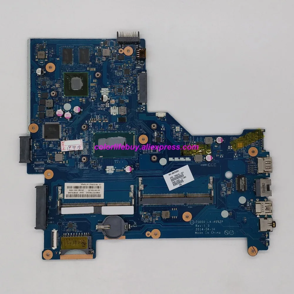 Натуральная 760970-001 760970-501 760970-601 LA-A992P i5-4210U 2 Гб Графика L материнская плата для