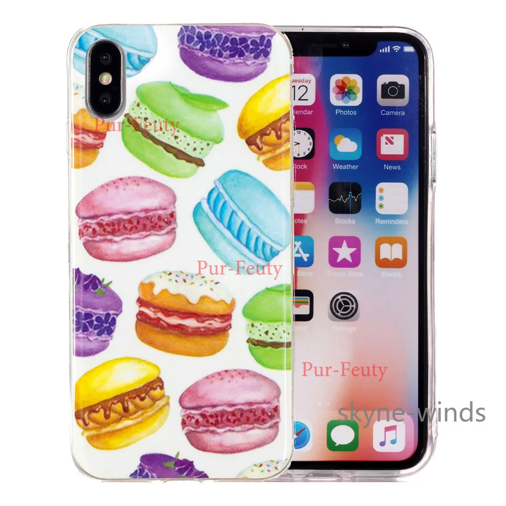 Для APPLE iPhone X XR XS Max покрашенный светящийся чехол новый чехол для телефона XSMax coque fundas casing on.
