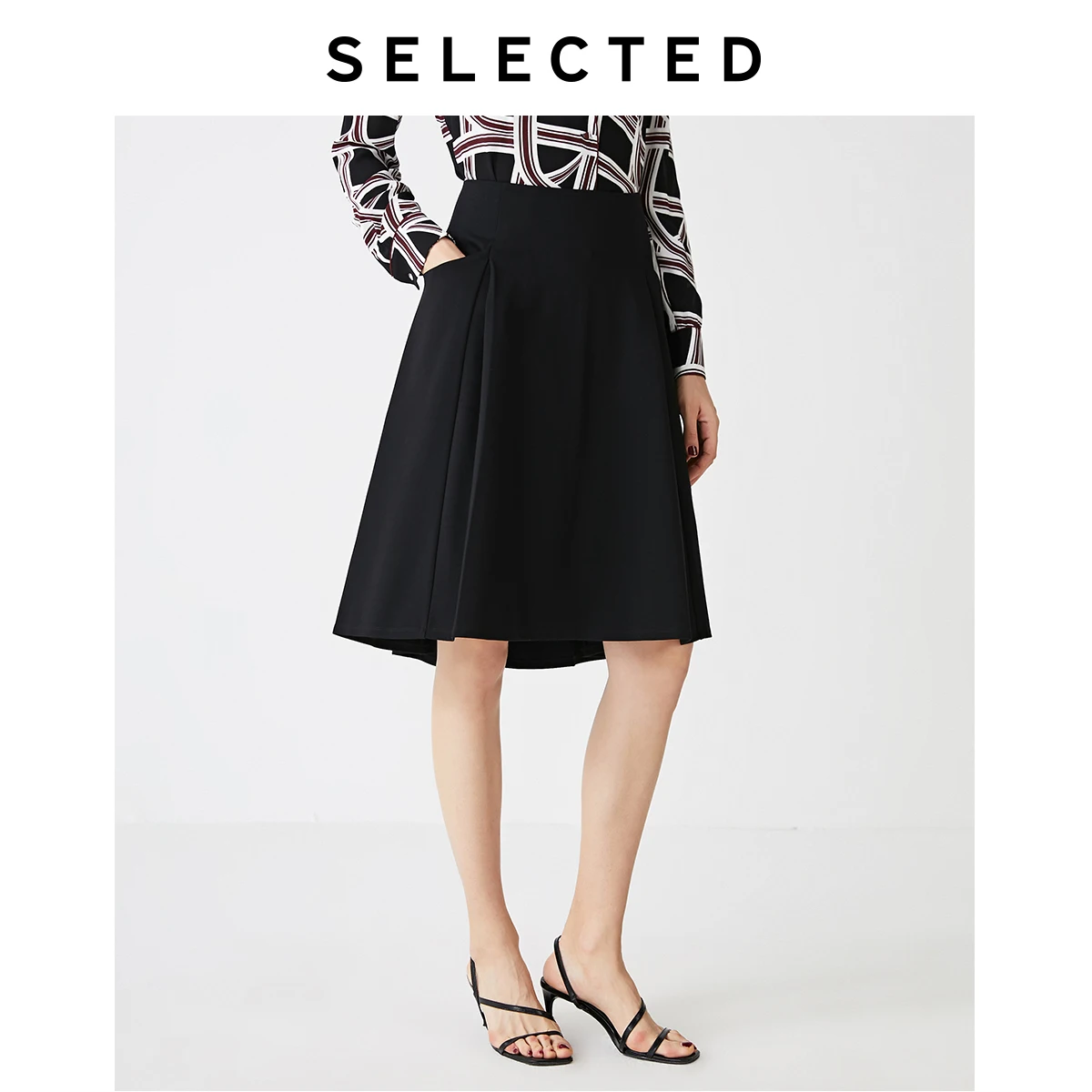 Женская трикотажная юбка стрейч S | 41931G502|Женские юбки|