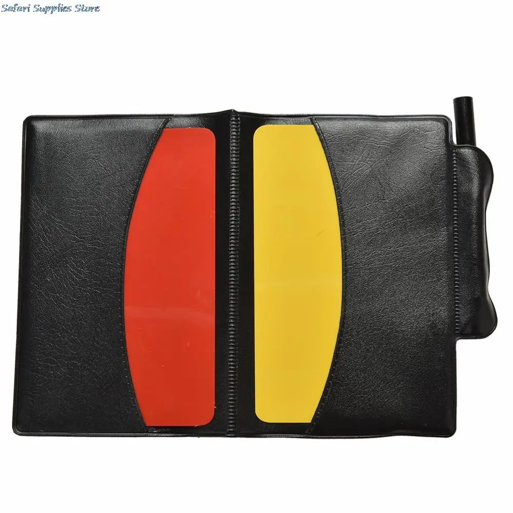 Спортивный Футбольный рефери-кошелек блокнот с красной картой и желтой | Спорт