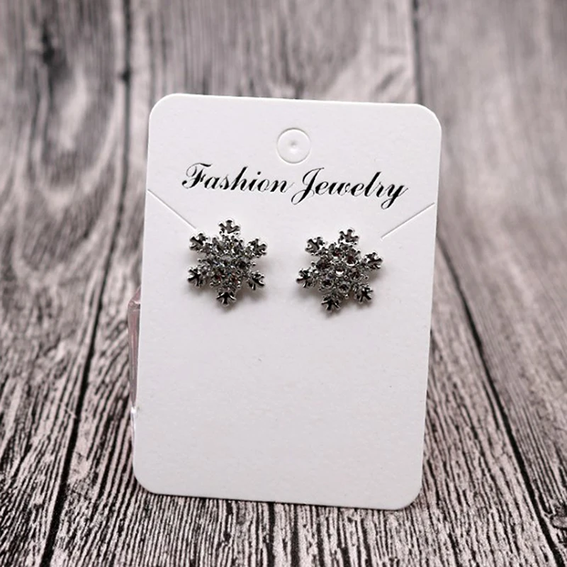 Fashion 5x7cm 50pcs/lot Elegant Women Pattern Earring Display Cards Necklace Jewelry Packing Paper Card Tag Holders Custom logo | Украшения