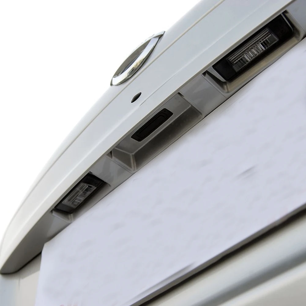 2 шт. Ксеноновые белые светодиодные лампы для номерного знака Nissan Qashqai j10 Pathfinder juke