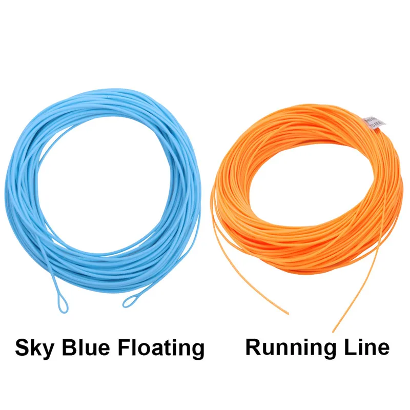 Maximumcatch стрельба головы Fly Line SH-5-10S, SH-5-10F 9,5 м плавающая/опускающаяся Летающая линия с 2 сварными петлями - Цвет: Sea Blue RunningLine