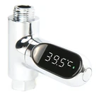 Светодиодный дисплей, бытовой водный термометр для душа потока, самогенерирующийся измеритель температуры электроэнергии, воды, монитор для ухода за детьми