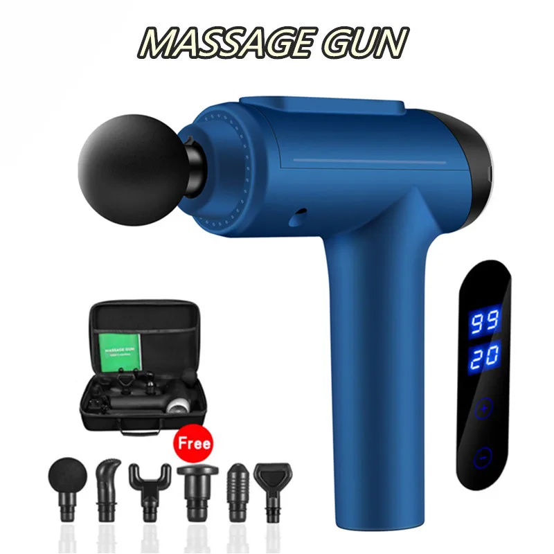 

Electric Muscle Massager Therapy Massage Gun Fascia Gun Deep Vibraion Muscle Relaxation Body Shaping Fitness Massageador