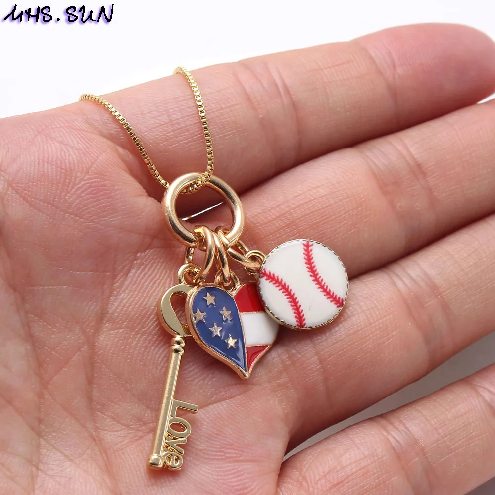 1 шт. детская цепочка с подвеской в виде флага