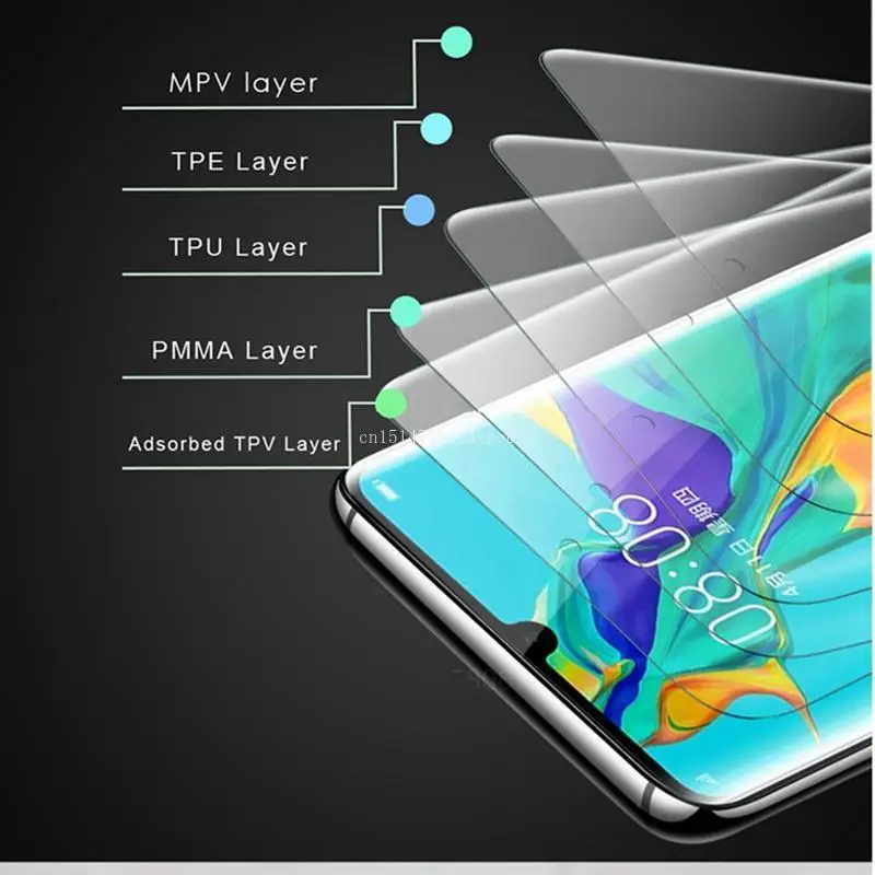 Гидрогелевая пленка 20D с полным покрытием для Huawei P30 Pro Защитная экрана p20 p30 P10 mate 20