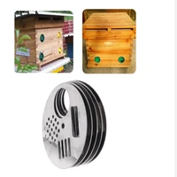 10x bee box door cage stainless steel hole beekeeping nest equipment bee hive entrance