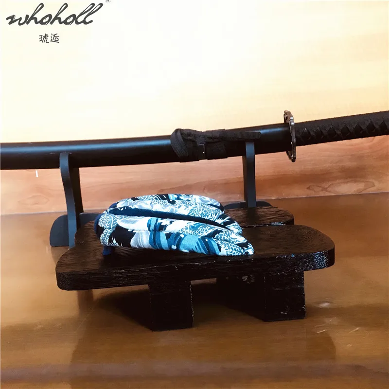 Шлепанцы WHOHOLL Geta для мужчин и женщин японские деревянные сандалии дома летние