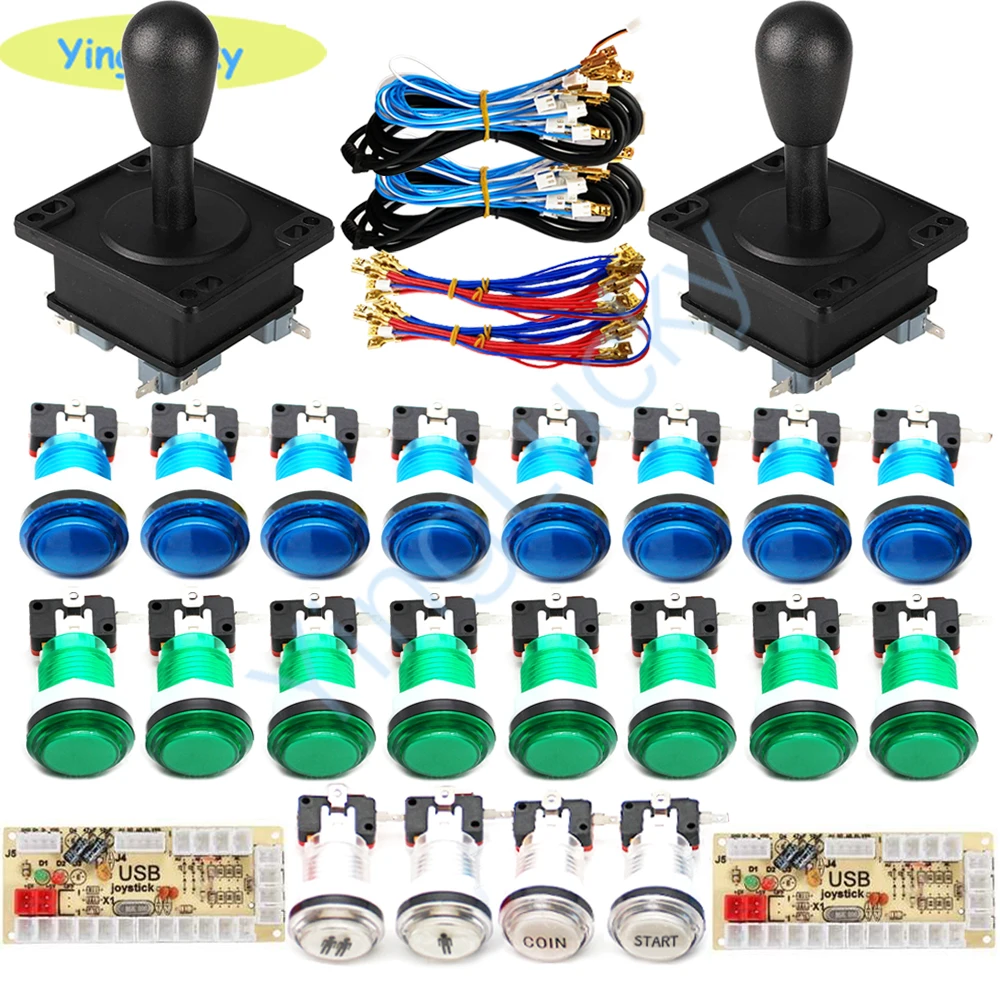 2 игрока аркадные джойстики набор сделай сам USB кодировщик с нулевой задержкой