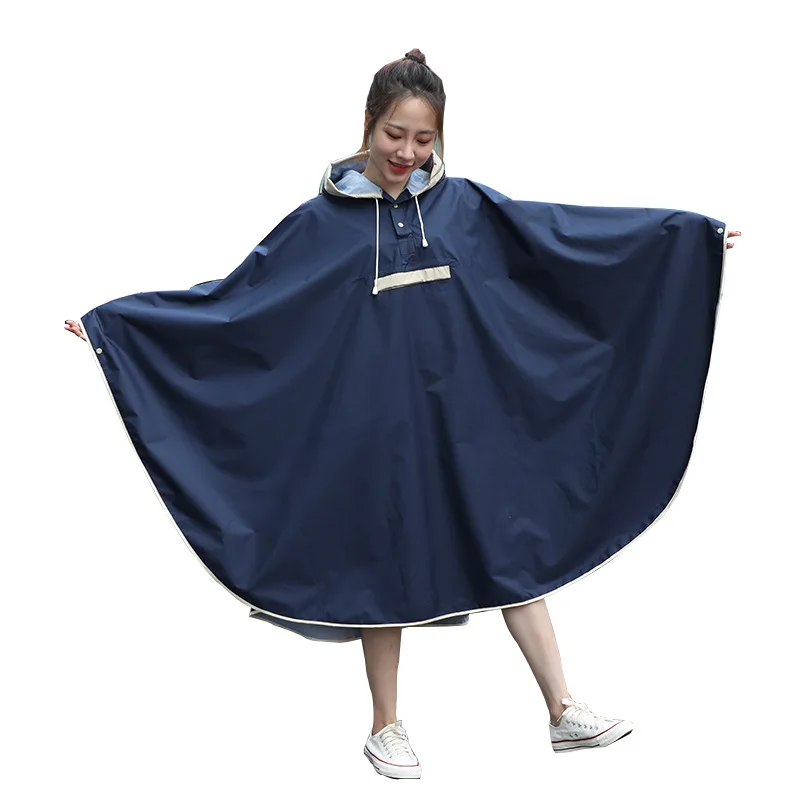 

Children's raincoats, boys and girls, primary school students, big children with schoolbags, long children's fashion cloak ponch