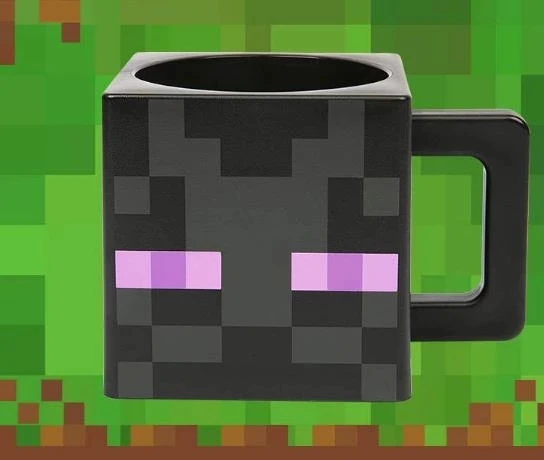 Пластиковая чашка Enderman для газона забавные пиксельные чашки TNT питья воды