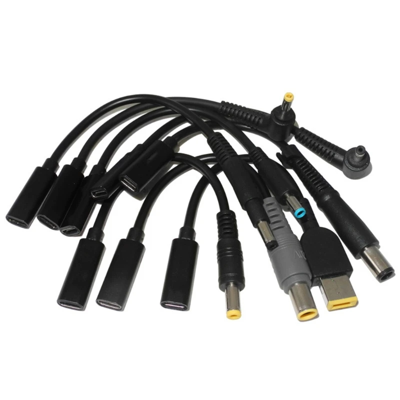 USB 3.0 Type-C мама к DC 3 1*7 9 мм 5 0*4 0*5 2 Sqaure папа адаптер питания Соединительный для l-enovo PD |