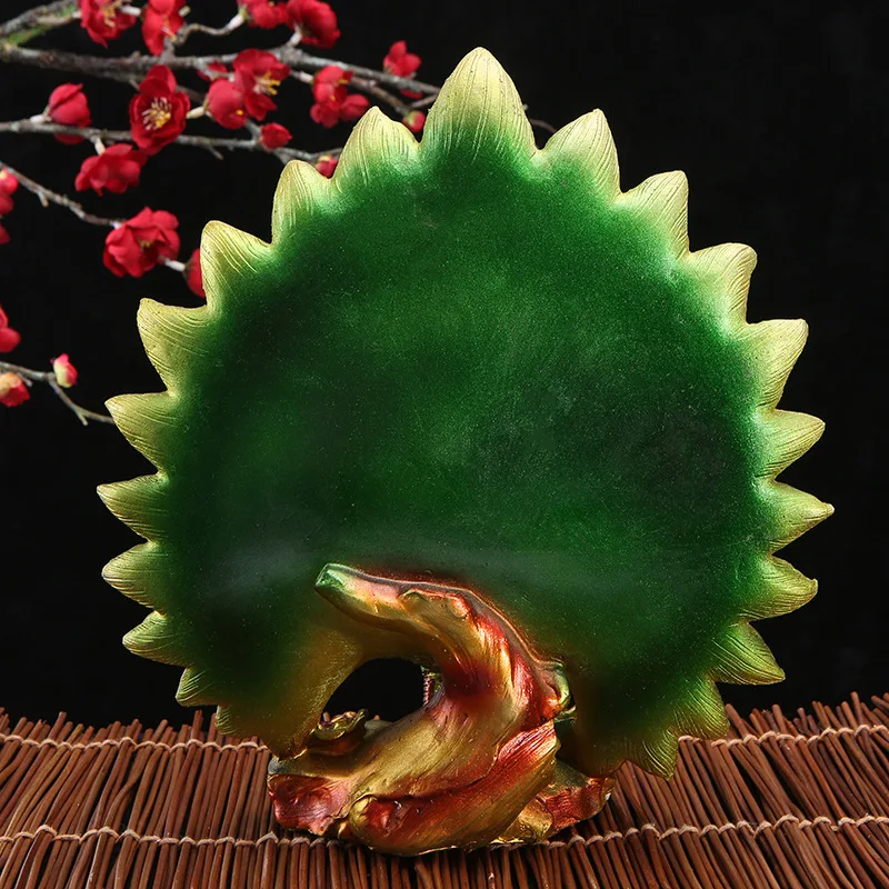

Neylend Home Ornaments Creative Resin Peacock Spreads Tail Home Office Decoration Crafts Home Sculpture Garden Decoration