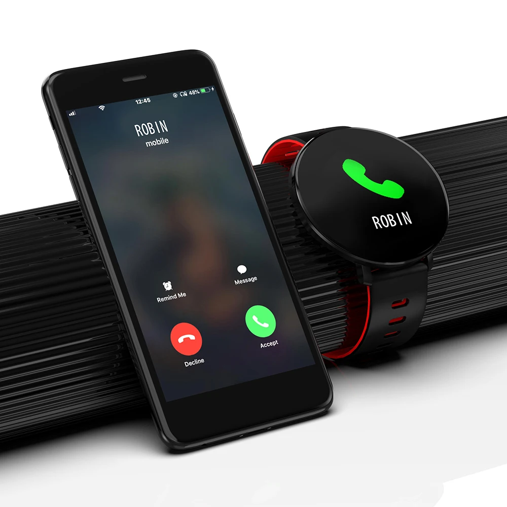 Смарт-часы SENBONO K9 мужские водостойкие IP68 Bluetooth 1 30 шагомер | Электроника