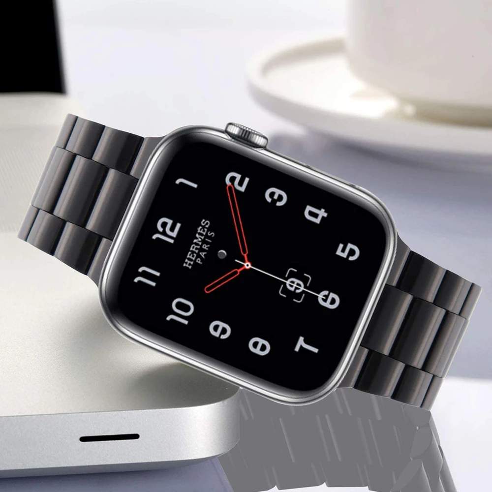 

Ремешок для iwatch 5 band 44 мм 40 мм, обновленный соединитель для Apple Watch band, 42 мм 38 мм Series 4 3 2 1 cinturini