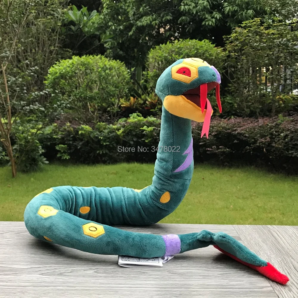 Фото 33 дюйма Pokemon Seviper плюшевая игрушка Хабу змея мультяшная мягкая кукла в подарок №2
