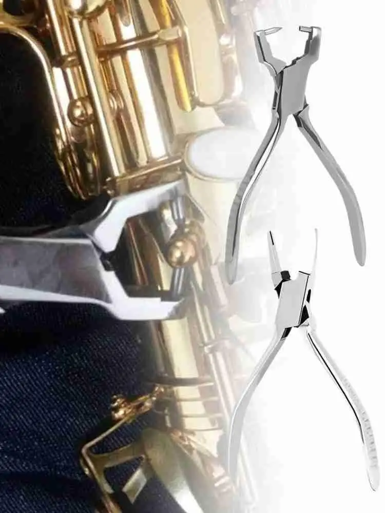 

Saxophone Clarinet Flute Needle Spring Installation Disassembly Set Removing Spring Repair Tool Pliers Pliers I3A2