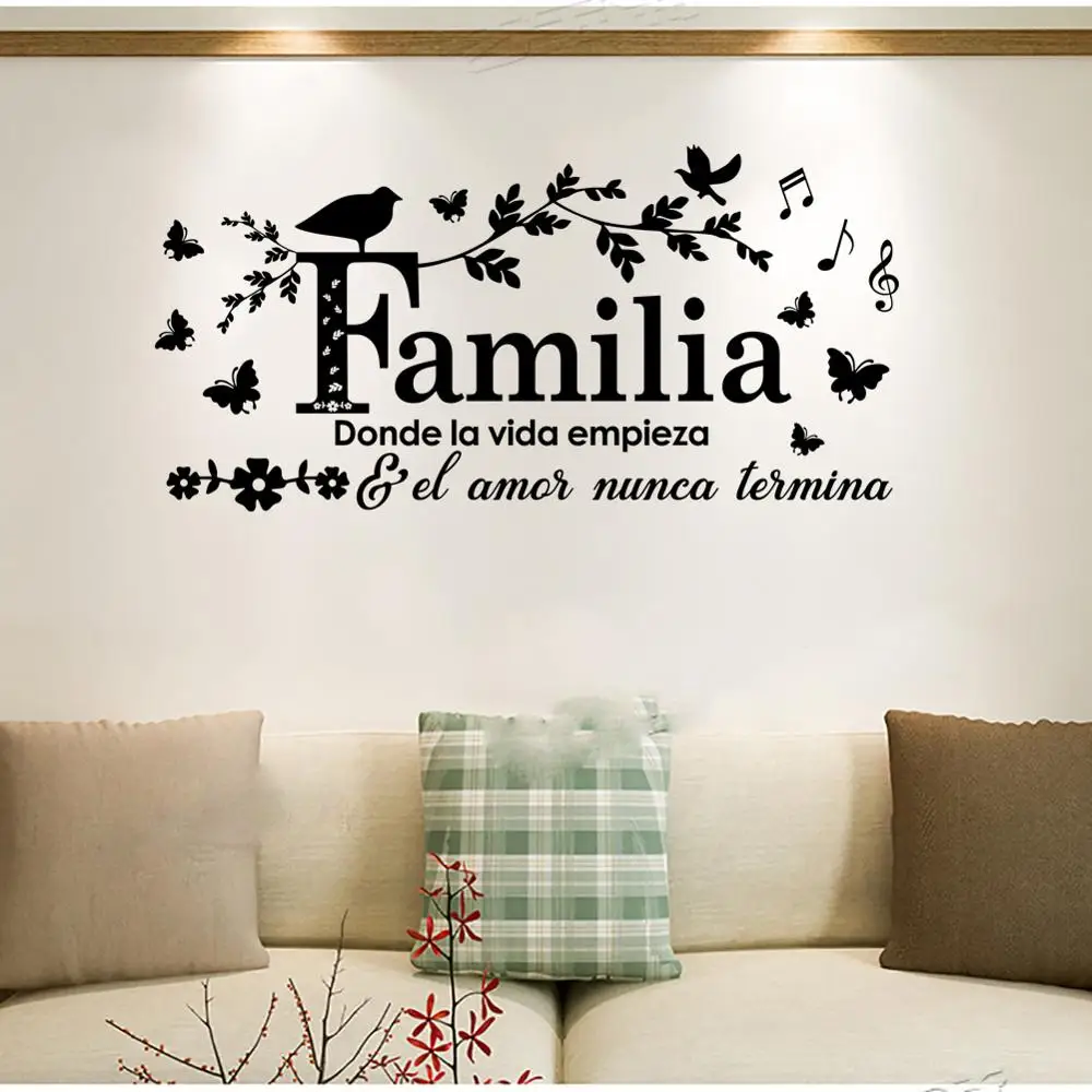 Настенные Переводные картинки Kililaya домашний декор для гостиной|Наклейки на