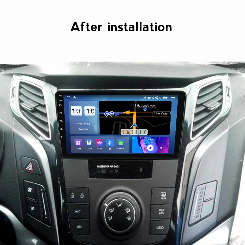Автомобильный GPS-навигатор 6 ГБ + 128 Гб Android 11 DVD-плеер для HYUNDAI I40 I-40 2016